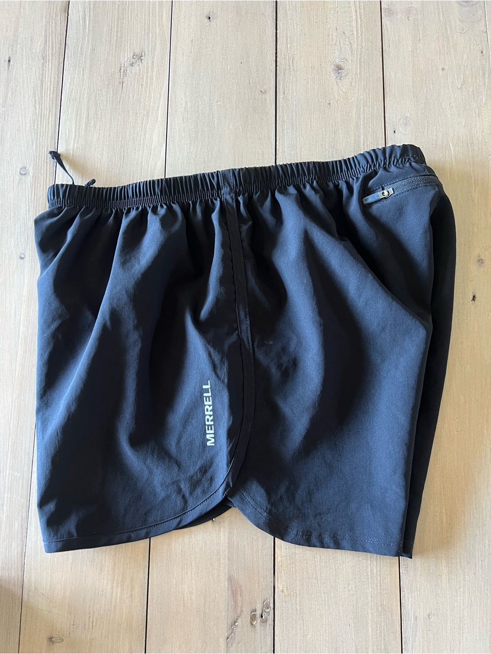 Merrell Black Performance Running Shorts small